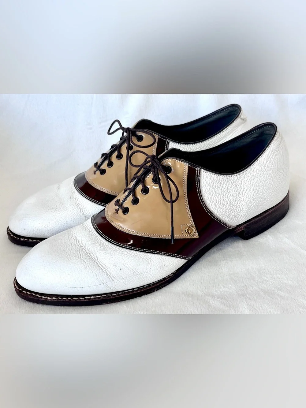 Vintage El Toro / Footjoy Handmade Leather Saddle Charro Dress Shoes Men's 9.5M